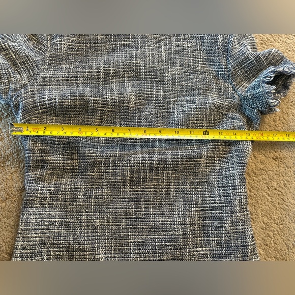 J. McLaughlin Blue Tweed Midi Dress - Picture 5 of 5